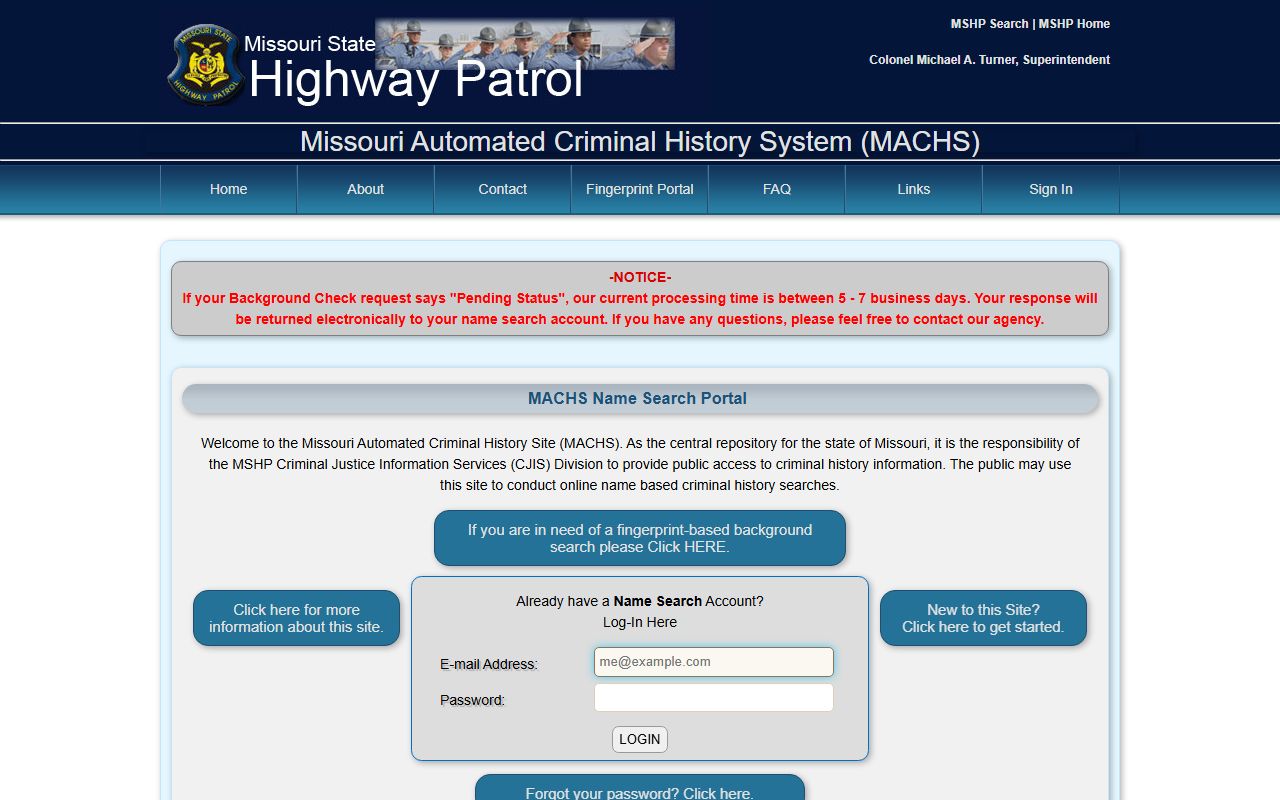 Douglas County criminal court records MACHS criminal history search