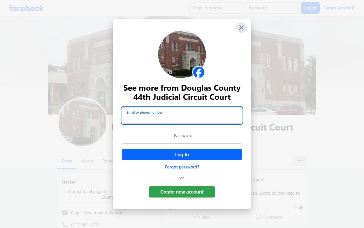 Douglas County court records 44th Judicial Circuit updates