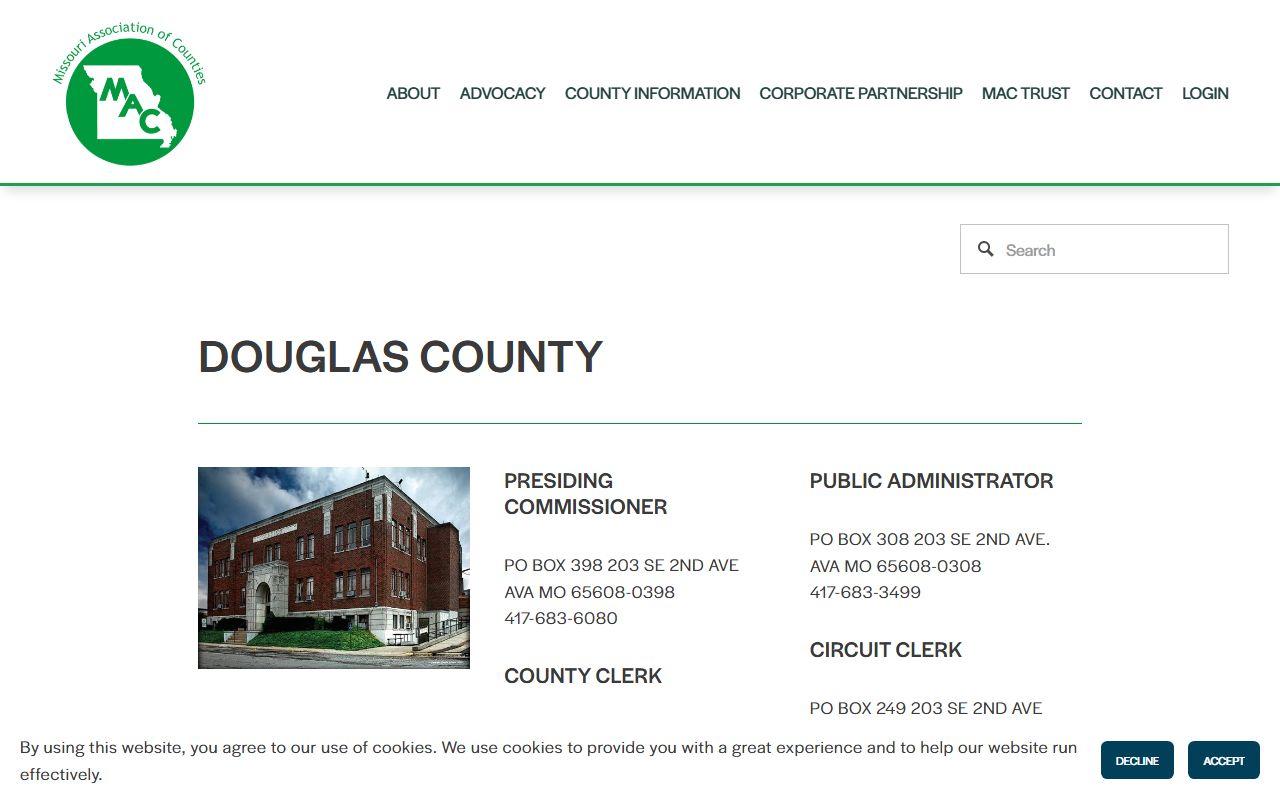 Douglas County court records office directory